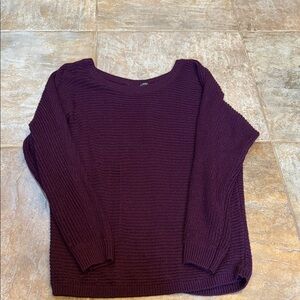 VENUS Deep Purple Crew Neck Sweater